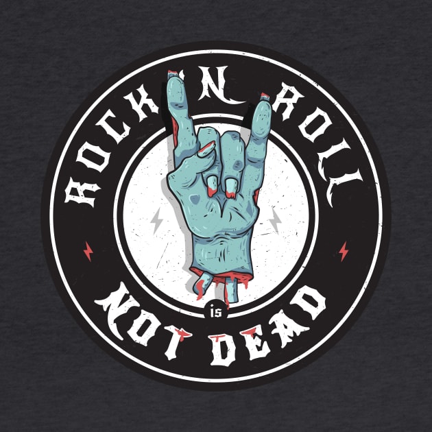 Rock  Roll is Not Dead by andrewcreative